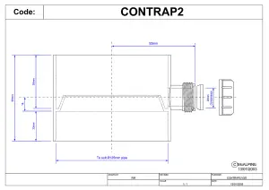 McAlpine CONTRAP2 Straight Socket Condensation Trap