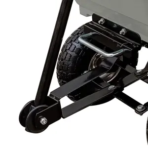 simpa Multi-Purpose Grey All Terrain Tipping Barrow Cart with Pneumatic Tyres