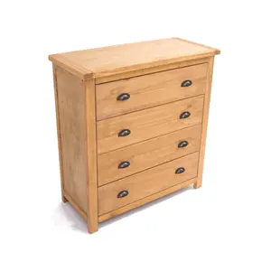 Lugo 4 Drawer Chest of Drawers Brass Cup Handle