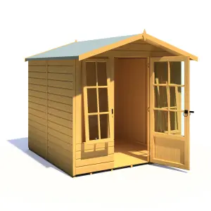 Shire Chatsworth 7x7ft Summerhouse Single Door 12mm T&G