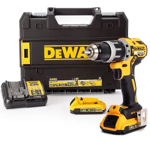 Dewalt DCD796D2 18v XR Brushless Compact Combi Hammer Drill - 2 x 2.0ah Battery