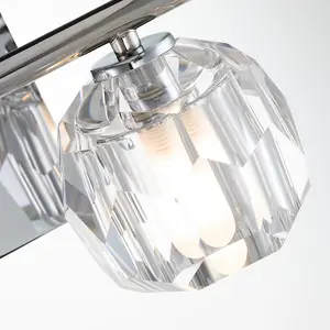 Luminosa Quoizel Regalia Wall Lamp Polished Chrome, 3000K, IP44