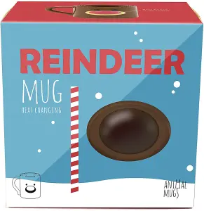 Gift Republic Mug Heat Changing Reindeer