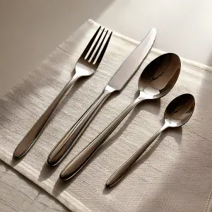 Royalford Stainless Steel Cutlery Set for 4 People 16 Pieces Flatware Set