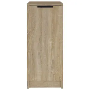 Shoe Cabinet Sonoma Oak 30x35x70 cm Engineered Wood