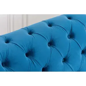 Birlea Chester 2 Seater Sofa Blue