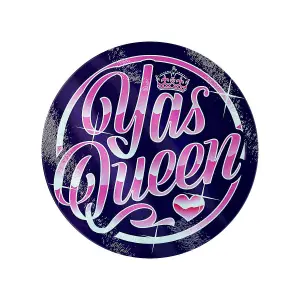 Grindstore Yas Queen Gl Chopping Board Navy/Pink/White (One Size)