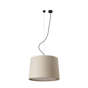 Luminosa Samba Cylindrical Pendants Cream, E27