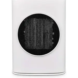 MYLEK Fan Heater Oscillating 1.8kW Ceramic PTC 2 Heat Settings Produces Warm Air Adjustable Thermostat