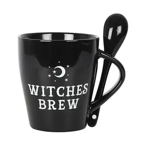 Witches Brew Mug and Spoon Set Gift