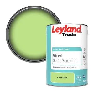 Leyland Trade Vinyl Soft Sheen Walls & Ceilings Emulsion Paint (S 0550-G30Y) - 5L