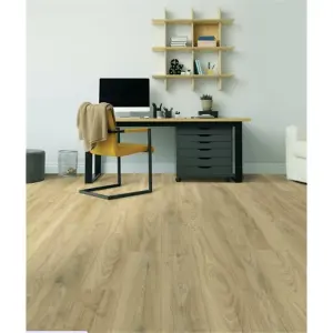 PACK OF 5 (Total 5 Units) - Light Oak 8mm Thick Laminate Flooring (11.1m2 Coverage)