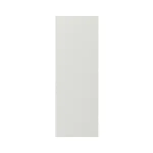 GoodHome Alpinia Matt ivory painted wood effect shaker Tall Wall End panel (H)900mm (W)320mm