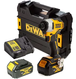 Dewalt DCF809M2 18v XR Brushless Impact Driver - 2x4.0ah Batteries Charger Tstak