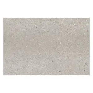 Azure Matt Grey Stone Effect Porcelain Outdoor Tile - Pack of 10, 5.4m² - (L)900x(W)600mm