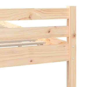 Berkfield Bed Frame Solid Wood 150x200 cm King Size