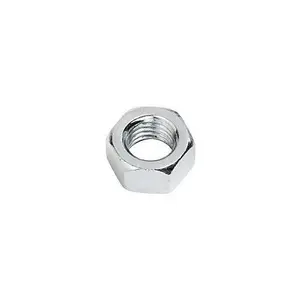 Securpak Zinc Plated Hex Nuts (Pack of 40) Silver (6mm)