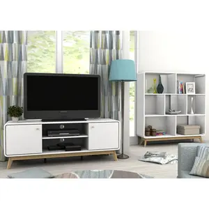 Justine TV Stand for TVs up to 60" White