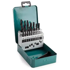 Makita D-54081 Metal HSS-R Drill Bit Set - 19 Piece