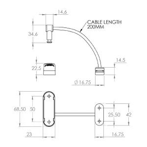 TruMAX Key-Locking Cable Restrictor - Brown