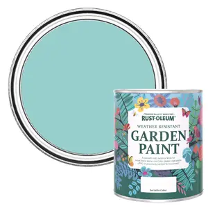 Rust-Oleum Teal Matt Garden Paint 750ml