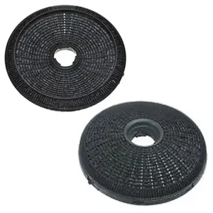 SPARES2GO Carbon Charcoal Filters compatible with De Dietrich HW8629E1 Cooker Hood / Extractor Fan Vent (Pack of 2, 190mm)