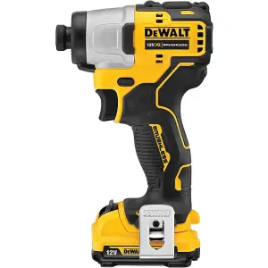 DeWalt DCF801D2 12V XR Brushless Sub Compact Impact Driver x2 2Ah x1 3Ah battery