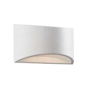 Luminosa Toko 1 Light Indoor Wall Light White Plaster