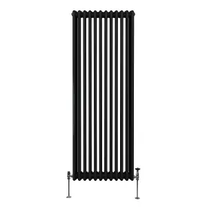 Traditional 3 Column Radiator - 1800 x 562 mm - Black