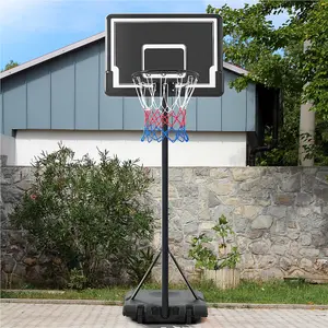 Yaheetech Portable Basketball System with Adjustable Pole 82cmL x 59.5cmW