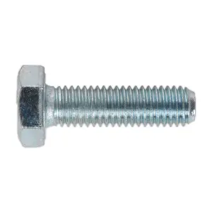 Sealey HT Setscrew M10 x 35mm 8.8 Zinc Plated DIN 933 - Pack of 25 Pieces SS1035