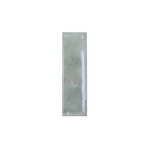 Johnson Tiles Maya Green Gloss Structured Plain Textured Ceramic Indoor Wall Tile, Pack of 54, (L)245mm (W)75mm