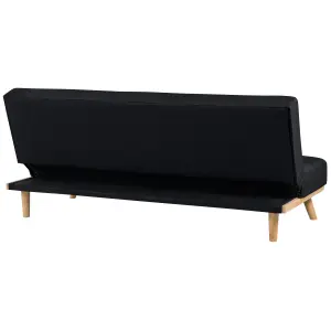 Beliani Traditional Sofa Bed FROYA Black