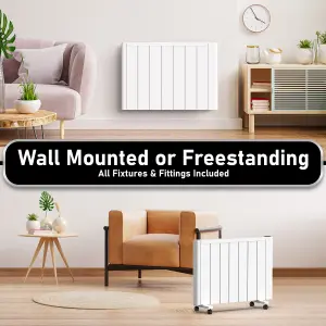 MYLEK Ceramic Panel Heater Radiator Electric with WIFI Smart APP, Programmable Digital Timer