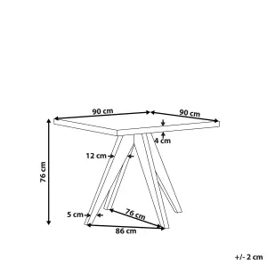 Garden Table Concrete Grey OLBIA