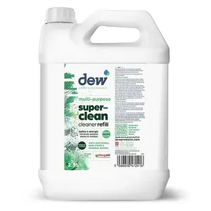 Dew Products Superclean fragrance-free Refill 2.5L x 2 Pack