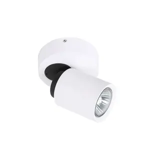 Luminosa Modern Spotlights White 1 Light  with White Shade, GU10