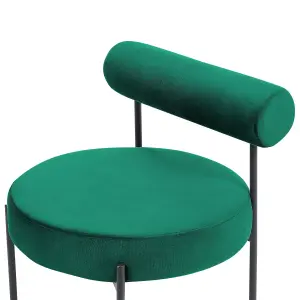 Armchair ALPHA Velvet Emerald Green