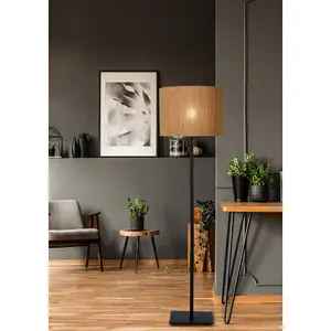 Lucide Magius Scandinavian Floor Lamp 42cm - 1xE27 - Light Wood