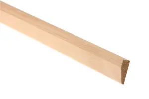 Metsä Wood Pine Chamfered Architrave (L)2100mm (W)45mm (T)15mm, Pack of 8