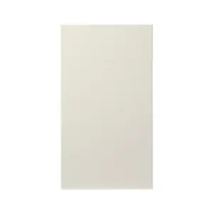 GoodHome Stevia Gloss cream Slab Door & drawer 400mm