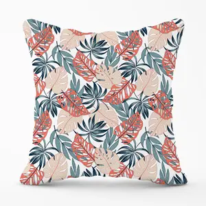 Tropical Leaf Pattern Cushions 60cm x 60cm