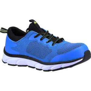 Amblers S1P Vegan Blue Safety Trainers with Composite Toe and Midsole