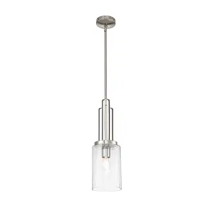 Luminosa Kichler Kimrose Dome Pendant Ceiling Light Polished Nickel