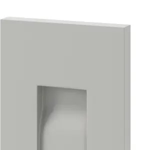 GoodHome Garcinia Integrated handle Matt stone Shaker Tall wall Cabinet door (W)150mm (H)895mm (T)20mm