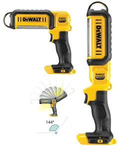 Dewalt DCL050 18V Cordless LED Light Torch XR 9 Point Pivot Head + Battery