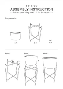 Interiors by Premier Durable Large Grey Floor Standing Planter, Contemporary Outdoor Pot For Flowers, Sturdy Floor Planter