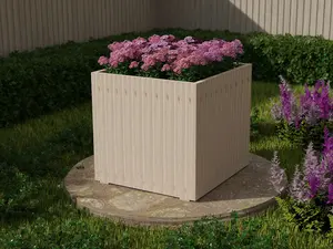 WoodyBlom2 wooden planter, 1000x1000x1000