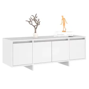 Berkfield TV Cabinet White 120x30x40.5 cm Engineered Wood