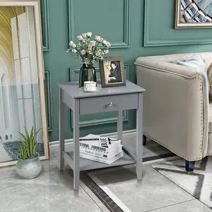 End Table Set Grey